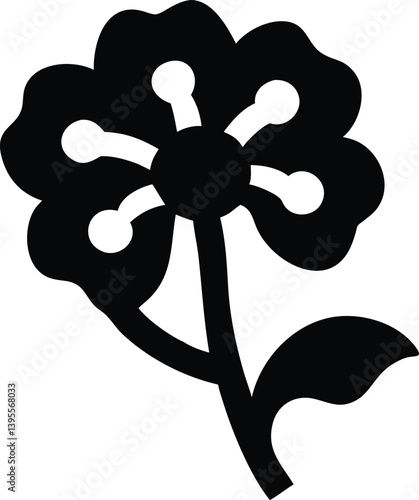 wallflower, waxflower, verbena, wisteria , flower logo