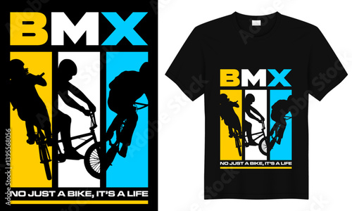 bmx not just a bike it's a life t-shirt design,cycle ride t shirt design