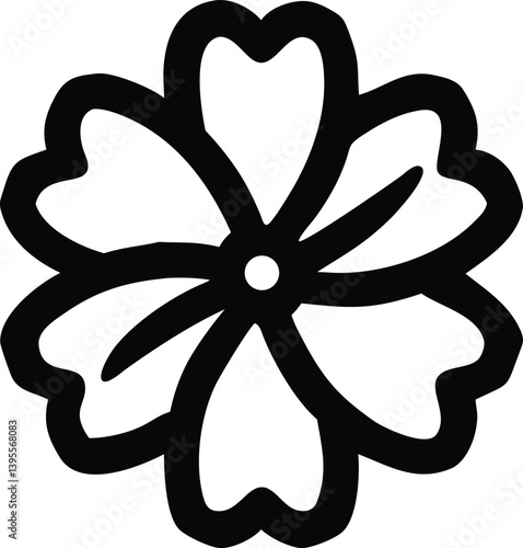 wallflower, waxflower, verbena, wisteria , flower logo