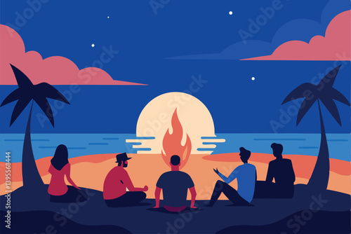 beach-bonfire-with-friends-gathered-around--roas.eps
