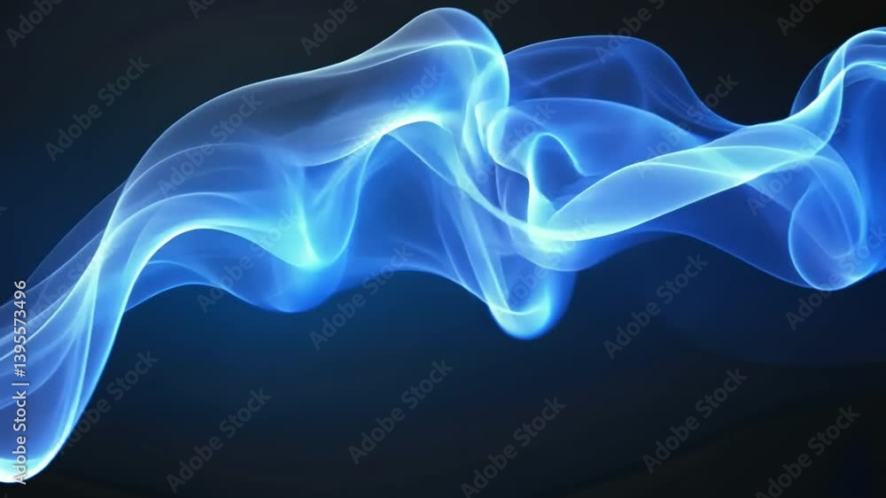 Ethereal Flow of Smooth Blue Waves An Abstract Design of Light and Motion, Captivating Tranquility and Serenity in Mesmerizing Display. Ethereal Flow of Smooth Blue Waves An Abstract Design of Light and Motion, Captivating Tranquility and Serenity in Mesmerizing Display.
