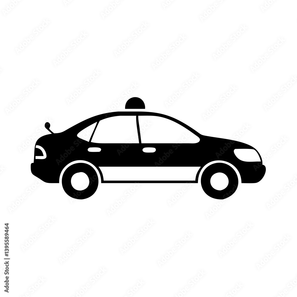 police car icon, police car silhouette vector illustration-simple silhouette illustration of police car, perfect for police car logos and icons police car icon, police car silhouette vector illustration-simple silhouette illustration of police car, perfect for police car logos and icons