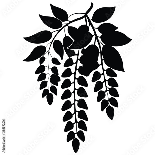 wallflower, waxflower, verbena, wisteria , flower logo