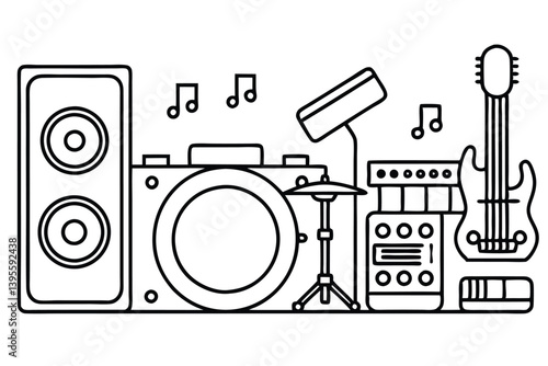 Music and Sound Journey Through Melodic Waves