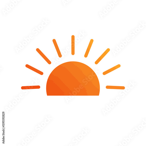 Sunrise Silhouette: An emblem of the morning, this radiant sunrise silhouette depicts a harmonious fusion of light and dawn. A visual metaphor for new beginnings and serene tranquility.