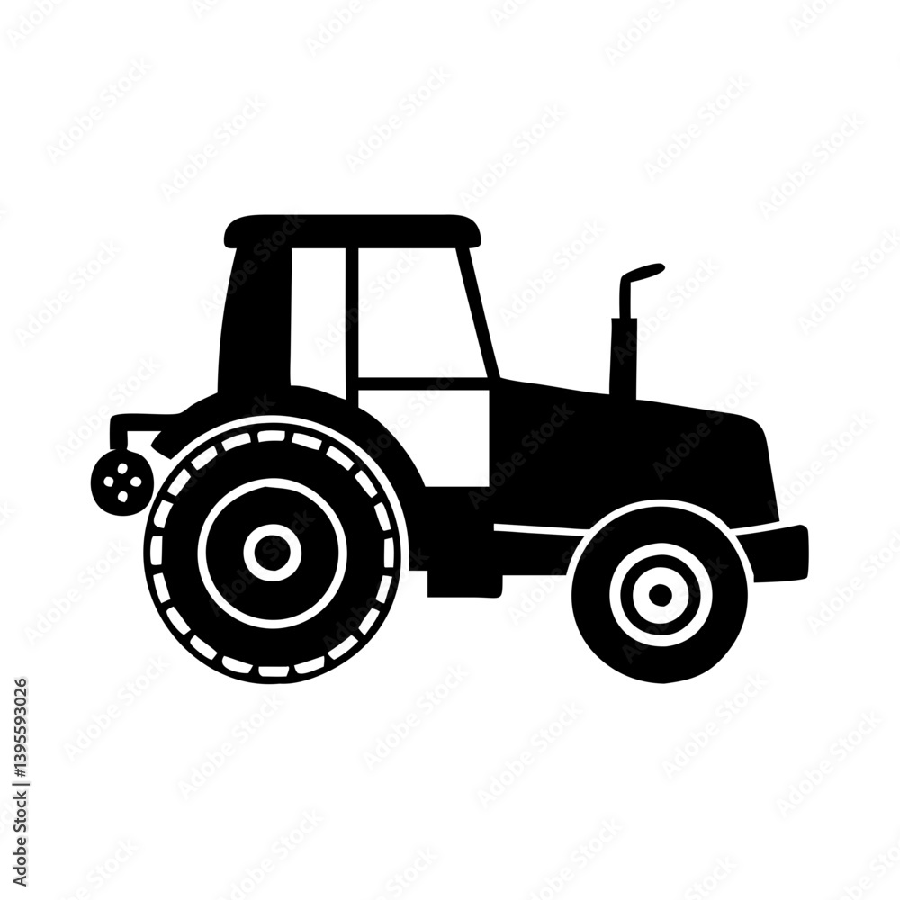 tractor icon, tractor silhouette vector illustration-simple silhouette illustration of tractor, perfect for tractor logos and icons tractor icon, tractor silhouette vector illustration-simple silhouette illustration of tractor, perfect for tractor logos and icons