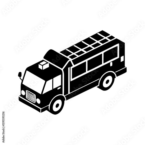 fire truck icon, fire truck silhouette vector illustration-simple silhouette illustration of fire truck, perfect for fire truck logos and icons