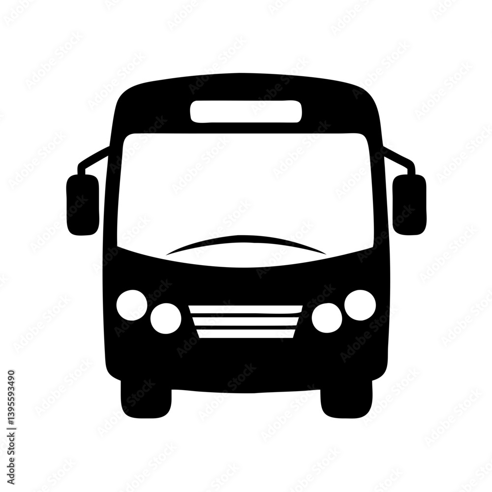 bus icon, bus silhouette vector illustration-simple silhouette illustration of bus, perfect for bus logos and icons bus icon, bus silhouette vector illustration-simple silhouette illustration of bus, perfect for bus logos and icons
