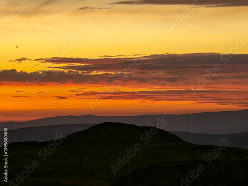Wallpaper Mural Sunset in the high Andes Torontodigital.ca