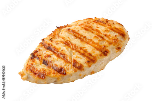 Single Piece of Seasoned Grilled Chicken Breast.