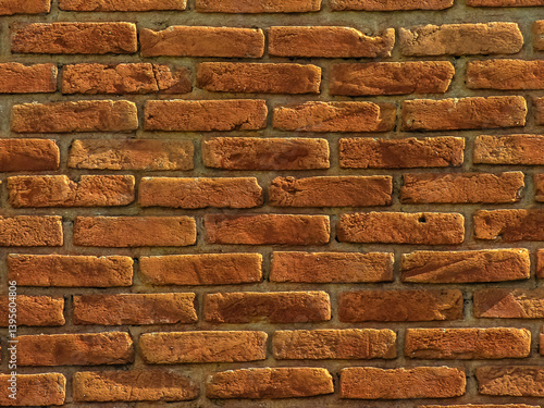 Obraz na płótnie Beautiful old grounge brick wall texture or background in Brazil w salonie