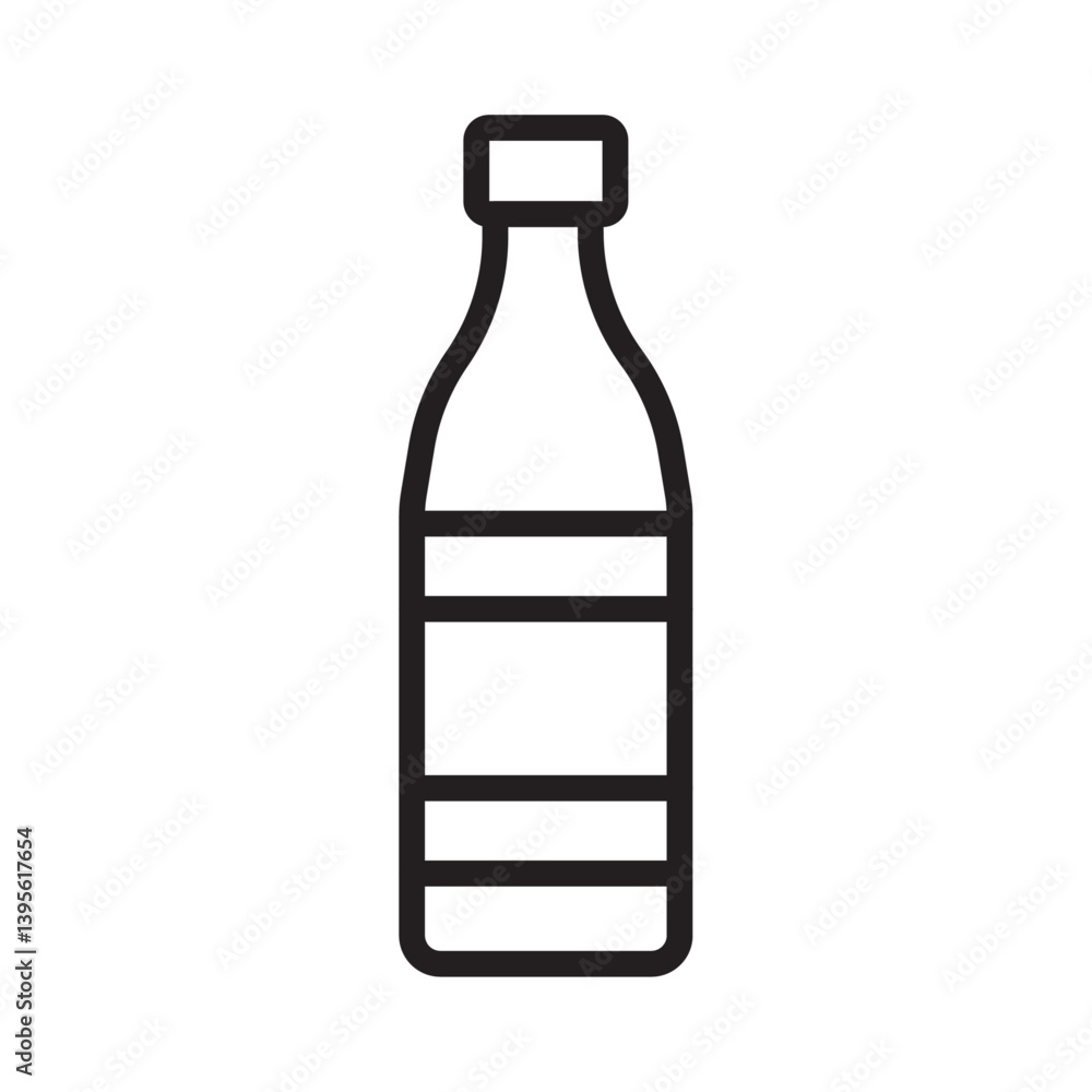 water bottle icon (2) outline collection in black and on white background water bottle icon (2) outline collection in black and on white background