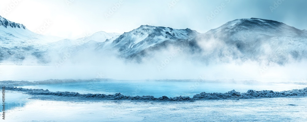 Frozen Thermal Spring Valley Frozen Thermal Spring Valley