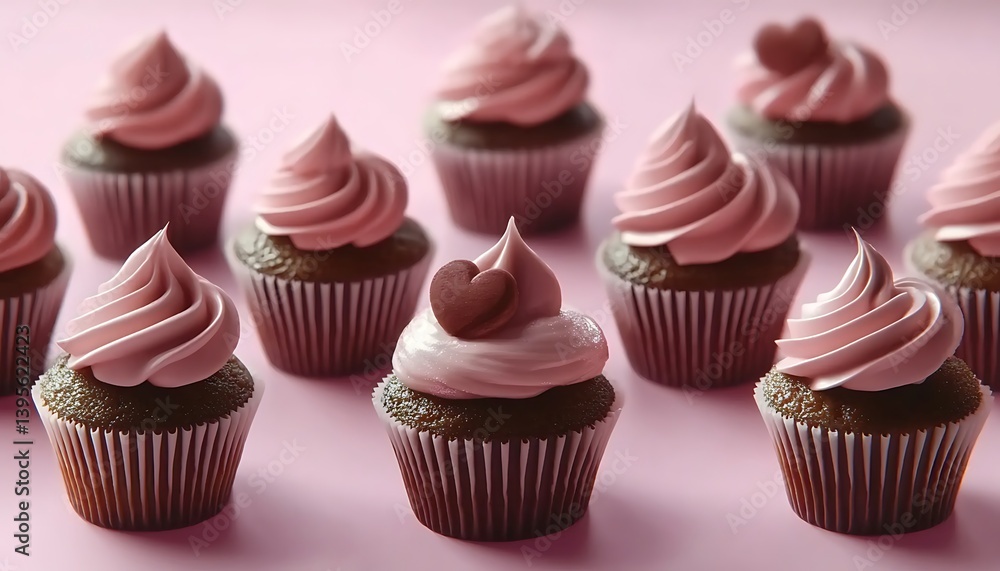 Delicious, frosted cupcakes Delicious, frosted cupcakes