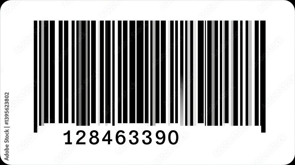 Barcode 128463390: A visual representation Barcode 128463390: A visual representation