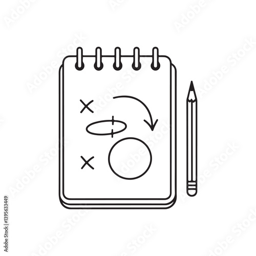 Brand Strategy Planning Idea Icon