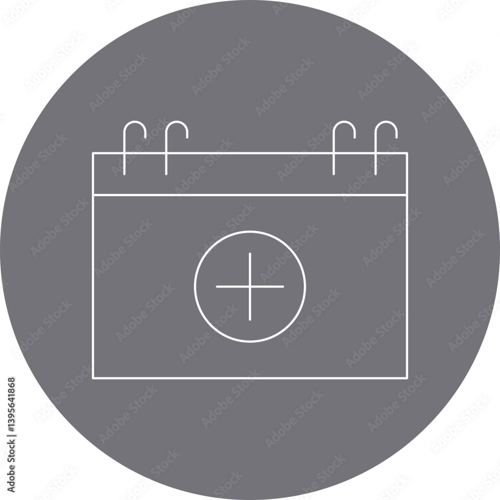 Obraz premium Create Event single vector illustration icon