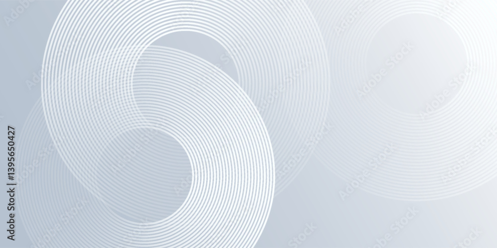 Fototapeta premium Abstract blue ilustration modern background with circle elements. Digital technology natural good