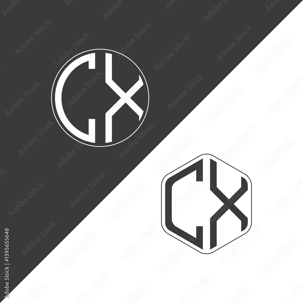 initial monogram logo With Circle and Polygon shape creative logo design.
initial monogram logo With Circle and Polygon shape creative logo design.