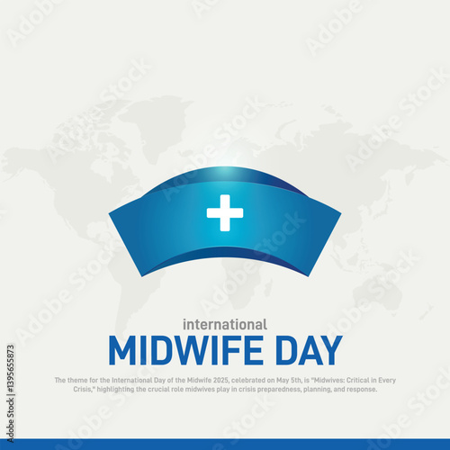 international day of the midwife creative banner, poster, social media post, postcard, background, backdrop, greetings card, web banner, cover design etc. international midwife day.
