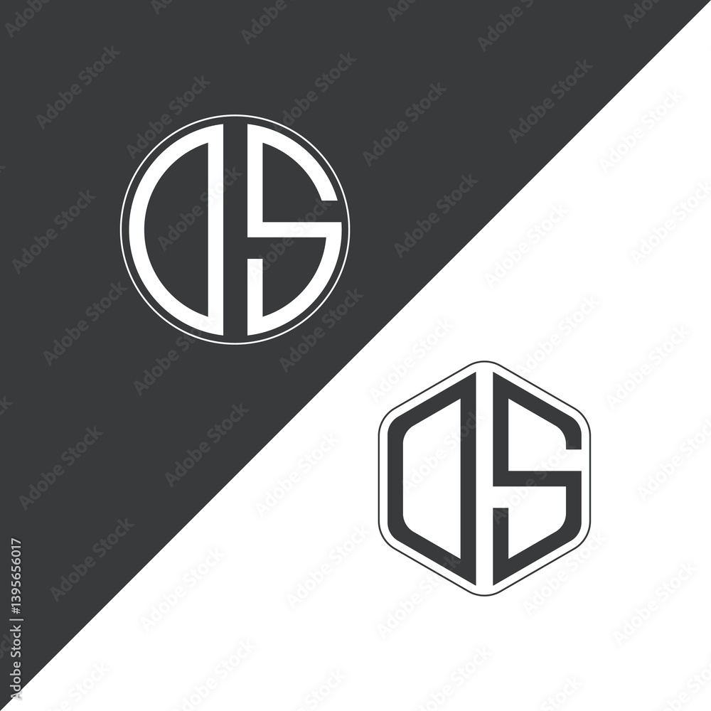 initial monogram logo With Circle and Polygon shape creative logo design.
initial monogram logo With Circle and Polygon shape creative logo design.
