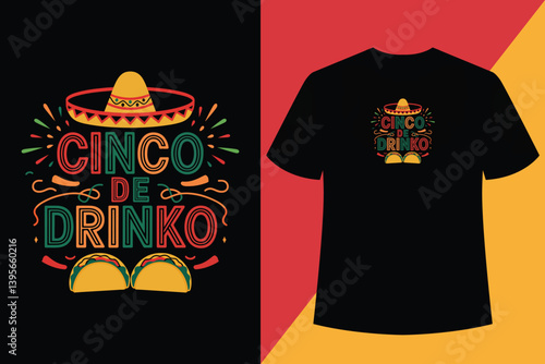 Cinco De Mayo T-shirt Design, Cinco De Mayo, t-shirt design
