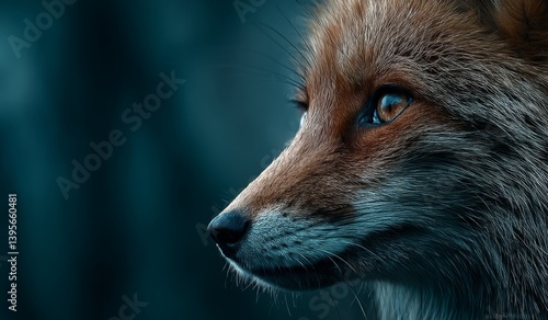  a close up of a red fox with blue eyes, set against a blurred background The resolution of the image is 1920x1200