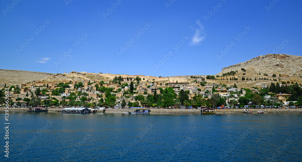 A view from the tourist town Halfeti in Sanliurfa, Turkey A view from the tourist town Halfeti in Sanliurfa, Turkey