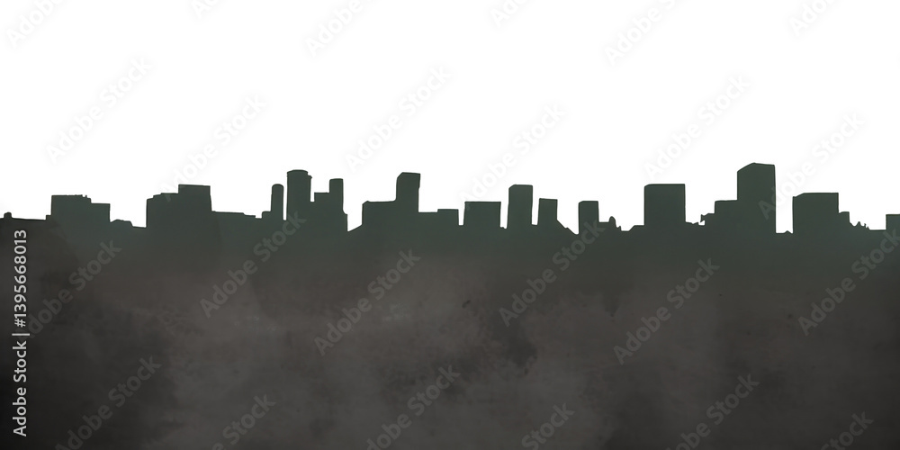 Obraz premium PNG Plane city architecture cityscape.