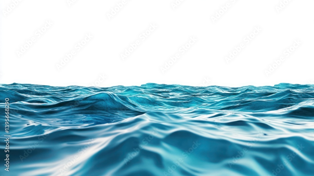 Calm ocean waves, white background, sea texture, website header Calm ocean waves, white background, sea texture, website header