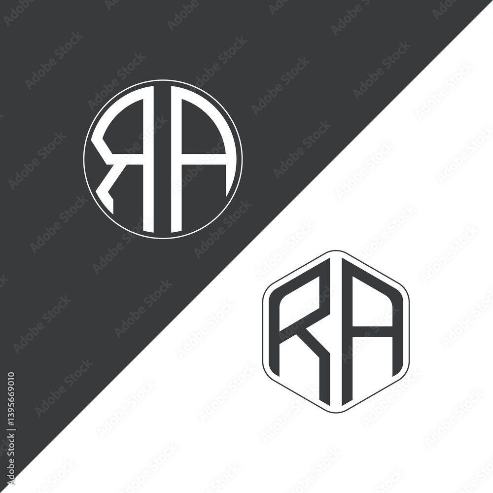 initial monogram logo With Circle and Polygon shape creative logo design.
initial monogram logo With Circle and Polygon shape creative logo design.
