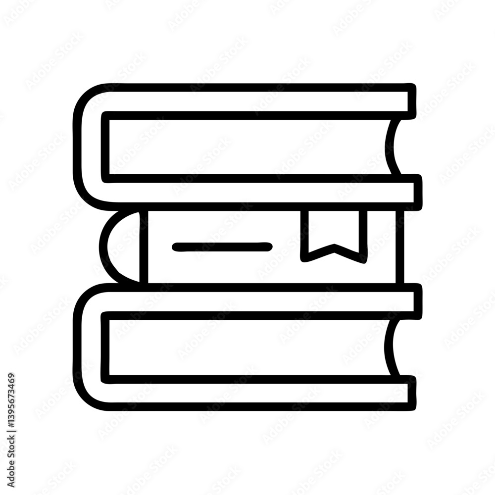 Stack of books vector icon illustration for education and library resources design Stack of books vector icon illustration for education and library resources design