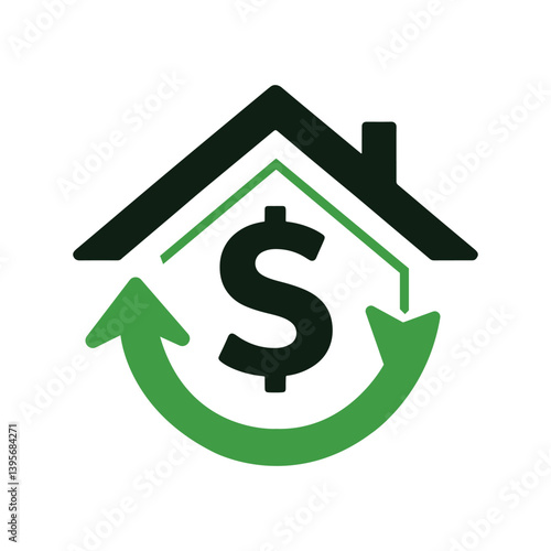 Unique property sell logo Modern and minimalist vector and abstract logo