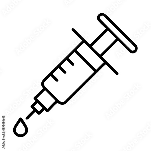 Syringe injection vector illustration for medical and healthcare concepts design