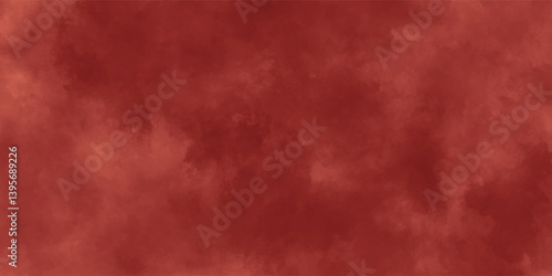 A dramatic and fiery red abstract painting blending deep maroon into vibrant scarlet shades

