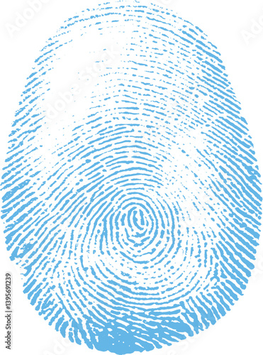 Fingerprint finger print lock secure security logo icon vector template.