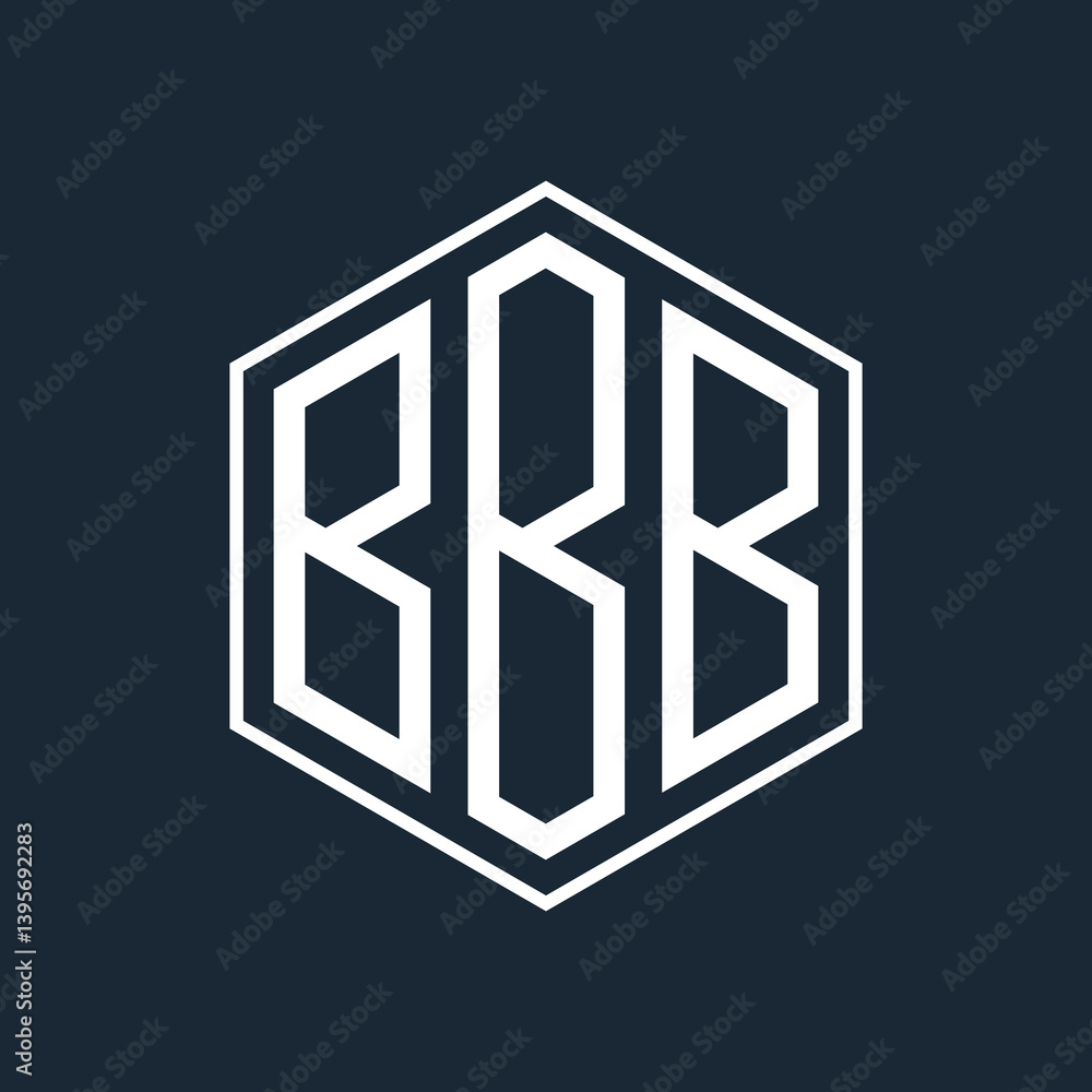 initial monogram logo with Polygon style design initial monogram logo with Polygon style design