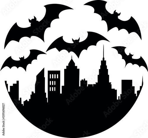 vector illustration of a city