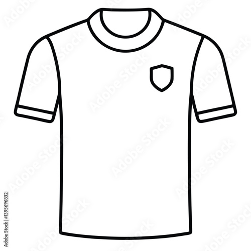 Obraz na płótnie Soccer jersey isolated on a white background w salonie