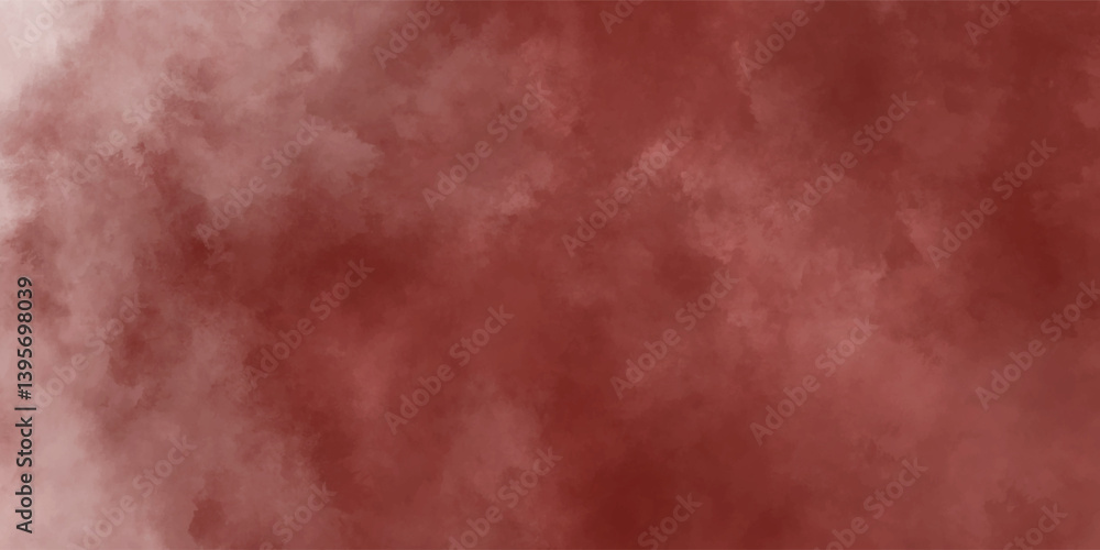 Naklejka premium Vibrant abstract painting featuring warm and bold red gradients with expressive patterns