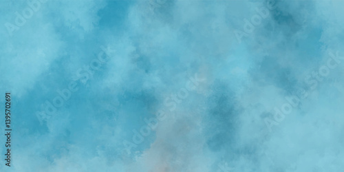 An artistic exploration of harmonious blue tones in a wispy gradient canvas


