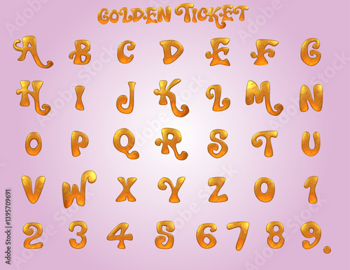 Golden Ticket Magical Alphabet 