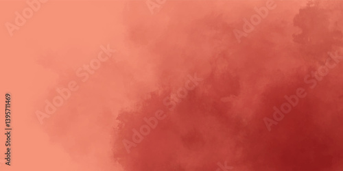 Deep and vibrant scarlet painting showcasing artistic patterns with rich textures

