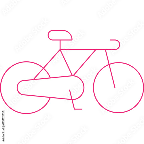 Cycling single vector illustration icon