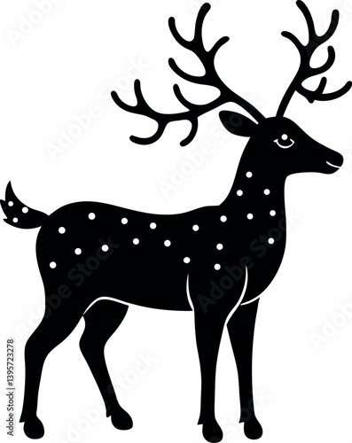 deer silhouette vector