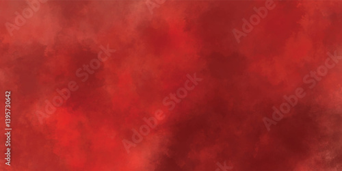 Dramatic interplay of bold crimson and scarlet hues blending into deep emotional gradients

