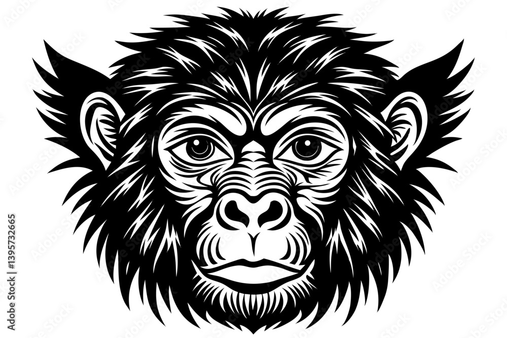 Fototapeta premium Adorable wild animal head illustrations in a cute and cartoon-style design. Features charming faces of lions, tigers, bears, foxes, and other wildlife animals. Perfect for children's designs,