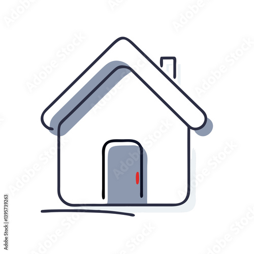 House icon for elderly care or retirement