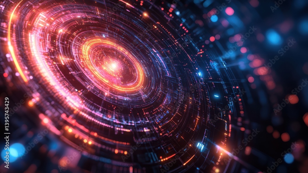Quantum Machine Glowing with Holographic Binary - Standard Version Quantum Machine Glowing with Holographic Binary - Standard Version