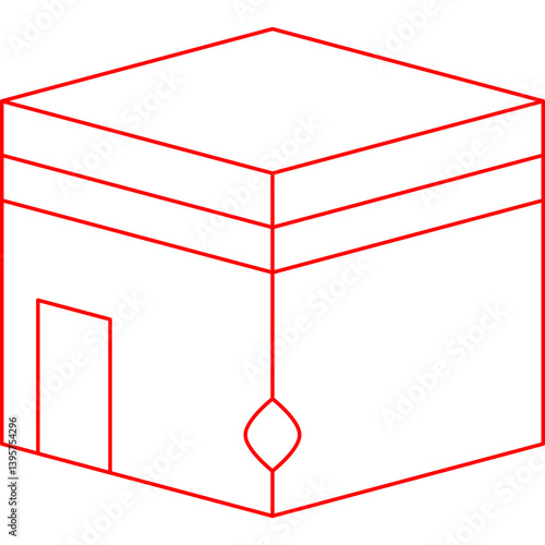 Holy Place single vector illustration icon